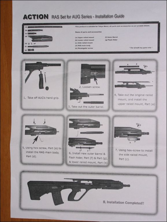 Istruzioni di montaggio